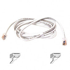 Belkin Cat6 Cable - RJ-45 Male - RJ-45 Male - 2ft - White - TAA Compliance A3L980-02-WHT-S