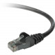 Belkin Cat. 6 UTP Patch Cable - RJ-45 Male - RJ-45 Male - 30ft - Black A3L980-30-BLK-S