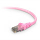 Belkin Cat.6 High Performance UTP Stranded Patch Cable - RJ-45 Male - RJ-45 Male - 4ft - Pink - TAA Compliance A3L980-04-PNK-S