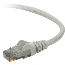 Belkin Cat. 6 UTP Patch Cable - RJ-45 Male - RJ-45 Male - 4ft - Gray - TAA Compliance A3L980-04-S