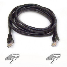 Belkin Cat6 Cable - RJ-45 Male - RJ-45 Male - 10ft - Black - TAA Compliance A3L980-10-BLK-S