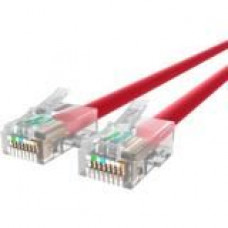 Belkin CAT6 Ethernet Patch Cable, RJ45, M/M A3L980-10-RED - 10 ft Category 6 Network Cable for Network Device, Notebook, Modem, Router - First End: 1 x RJ-45 Male Network - Second End: 1 x RJ-45 Male Network - 128 MB/s - Patch Cable - Gold Plated Connecto