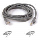 Belkin Cat6 Patch Cable - RJ-45 Male Network - RJ-45 Male Network - 10ft - Gray - TAA Compliance A3L980-10-S