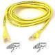 Belkin Cat6 UTP Patch Cable - RJ-45 Male - RJ-45 Male - 14ft - Yellow - TAA Compliance A3L980-14-YLW-S