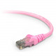Belkin Cat.6 High Performance UTP Stranded Patch Cable - RJ-45 Male - RJ-45 Male - 15ft - Pink A3L980-15-PNK-S