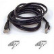 Belkin Cat6 Patch Cable - RJ-45 Male Network - RJ-45 Male Network - 20ft - Black A3L980-20-BLK-S