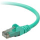 Belkin Cat.6 UTP Patch Network Cable - 20 ft Category 6 Network Cable for Network Device - First End: 1 x RJ-45 Male Network - Second End: 1 x RJ-45 Male Network - Patch Cable - Gold Plated Contact - Green A3L980-20-GRN