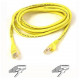 Belkin Cat6 UTP Patch Cable - RJ-45 Male - RJ-45 Male - 25ft - Yellow - TAA Compliance A3L980-25-YLW-S