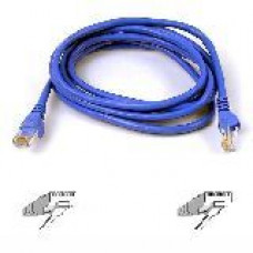 Belkin Cat. 6 UTP Patch Cable - RJ-45 Male - RJ-45 Male - 30ft - Blue - TAA Compliance A3L980-30-BLU-S