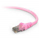 Belkin High Performance Cat. 6 UTP Network Patch Cable - RJ-45 Male - RJ-45 Male - 29.86ft - Pink A3L980-30-PNK-S