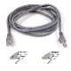 Belkin Cat. 6 UTP Patch Cable - RJ-45 Male - RJ-45 Male - 30ft - Gray - TAA Compliance A3L980-30-S