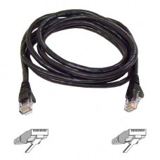 Belkin Cat.6 UTP Patch Cable - RJ-45 Male - RJ-45 Male - 7ft - Black - TAA Compliance A3L980B07-BLK-S