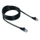 Belkin Cat.6 Snagless Patch Cable - RJ-45 - RJ-45 - 25ft - Black - TAA Compliance A3L980B25-BLK-S