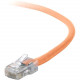 Belkin Cat5e Crossover Cable - RJ-45 Male Network - RJ-45 Male Network - 7ft - Orange - TAA Compliance A3X126-07-ORG