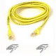 Belkin Cat5e Crossover Cable - RJ-45 Male Network - RJ-45 Male Network - 10ft - Yellow A3X126-10-YLW-M