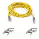 Belkin Cat. 5E UTP Patch Cable - RJ-45 Male - RJ-45 Male - 10ft - Yellow A3X126-10-YLW