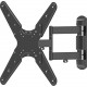 Peerless -AV Full-Motion A4X4 Wall Mount for Flat Panel Display, TV - Matte Black - 32" to 50" Screen Support - 88 lb Load Capacity - 75 x 75, 100 x 100, 200 x 100, 200 x 200, 300 x 300, 400 x 200, 400 x 300, 400 x 400 VESA Standard - 1 - TAA Co