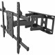 Peerless -AV Full-Motion A6X4 Wall Mount for Flat Panel Display, TV - Matte Black - 50" to 75" Screen Support - 99 lb Load Capacity - 200 x 100, 600 x 400 VESA Standard - 1 A6X4