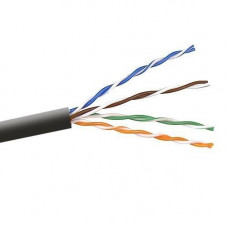 Belkin Cat.5e Horizontal UTP Bulk Cable (Bare wire) - 1000ft - Black A7L504-1000BK-P