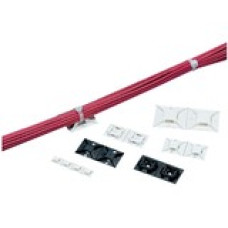 Panduit 4-Way Adhesive Backed Cable Tie - White - TAA Compliance ABM112-AT-C