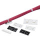 Panduit Cable Tie Mount - Black - 500 Pack - Nylon 6.6 - TAA Compliance ABM112-AT-D0