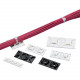 Panduit Cable Tie - Black - 500 Pack - Nylon 6.6 - TAA Compliance ABM112-S6-D0