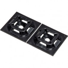 Panduit ABMM-AT-D0 Cable Tie Mount - Cable Tie Mount - Black - 500 Pack - Acrylonitrile Butadiene Styrene (ABS) - TAA Compliance ABMM-AT-D0