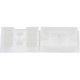 Panduit Cable Tie Mounts - Adhesive Backed - Natural - 100 Pack - Nylon 6.6 - TAA Compliance ABMS-A-C