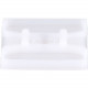 Panduit Cable Tie Mounts - Screw Applied - White - 500 Pack - Nylon 6.6 - TAA Compliance ABMS-S6-D