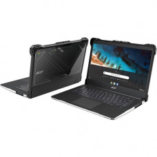 Maxcases Extreme Shell-L for Acer C722 Chromebook 11" (Black) - For Acer Chromebook - Black - Impact Absorbing, Impact Resistant, Scratch Resistant, Damage Resistant, Drop Resistant, Slip Resistant - Polycarbonate, Thermoplastic Polyurethane (TPU) - 