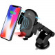 SIIG Auto-Clamping Wireless Car Charger Mount/Stand - 2.6" x 5.5" x 4.3" x - Plastic - Black AC-PW1M11-S1