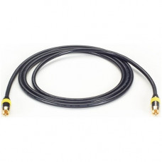 Black Box S/PDIF Audio or Composite Video Coax Cable-(1) RCA on Each End, 1.5-ft. (0.5-m) - 1.50 ft Coaxial A/V Cable for Home Theater System, DVD Player, Blu-ray Player, Gaming Console, Audio/Video Device - First End: 1 x RCA Audio/Video - Second End: 1 