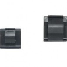 Panduit Wire Clips - Adhesive Backed - Black - 1000 Pack - Nylon 6.6 - TAA Compliance ACC38-A-M20