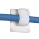 PANDUIT Adhesive Backed Cord Clip - Black - 100 Pack - TAA Compliance ACC62-A-C20