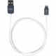 Targus Sync/Charge Lightning Data Transfer Cable - 3.28 ft Lightning Data Transfer Cable for iPhone, iPod, iPad - Lightning Proprietary Connector - White ACC961CAI