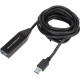 Targus USB Data Transfer Cable - 9.84 ft USB Data Transfer Cable - USB - Extension Cable - Black ACC985USZ
