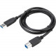 Targus USB Data Transfer Cable - 3.28 ft USB Data Transfer Cable - Type A USB - Type B USB - Black ACC987USX