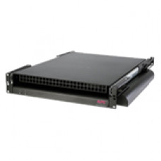 APC Rack Side Air Distribution 115V 60HZ - Fan unit - black - 2U - for P/N: AR3103, AR3103SP, AR3106SP, AR9300SP, AR9300SP-R, AR9307SP, AR9307SP-R, SRT1000RMXLI ACF201BLK