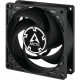 ARCTIC P8 Pressure-Optimised 80 mm Fan - 3.15" Maximum Fan Diameter - 175 gal/min Maximum Airflow - 3000 rpm - 24.5 dB(A) Noise - Air Cooler - Fluid Dynamic Bearing - 3-pin - Rubber - Heatsink, Radiator, Case ACFAN00147A