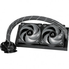 ARCTIC Liquid Freezer II 240 RGB Cooling Fan/Radiator/Pump - 4.72" Maximum Fan Diameter - 365 gal/min Maximum Airflow - 1800 rpm - 35.8 dB(A) Noise - Liquid Cooler Cooler - Fluid Dynamic Bearing - 4-pin Connector, 4-Pin 12 V-G-R-B - Socket LGA-1200, 