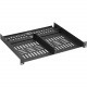 Black Box Rackmount Kit - KVM Manager iPATH R2 Controller - For KVM Switch - 1U Rack Height x 19" Rack Width - Rack-mountable - Black - TAA Compliant ACR-RMK2