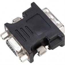 Targus DVI-I (M) to VGA (F) Adapter - 1 Pack - 1 x DVI-I Male Video - 1 x HD-15 Female VGA - Black ACX120USX