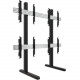 Atdec 2 x 2 freestanding floor mount (68.9" rails, 70.87" posts) - 110 lb Load Capacity - Aluminum, Steel ADBS-2X2-17MFB