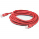 AddOn 6in RJ-45 (Male) to RJ-45 (Male) Straight Red Cat6A UTP PVC Copper Patch Cable - 6" Category 6a Network Cable for Network Device - First End: 1 x RJ-45 Male Network - Second End: 1 x RJ-45 Male Network - Patch Cable - 24 AWG - Red - 1 ADD-0-5FC
