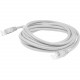 AddOn Cat.6 STP Patch Network Cable - 6" Category 6 Network Cable for Network Device - First End: 1 x RJ-45 Male Network - Second End: 1 x RJ-45 Male Network - Patch Cable - Shielding - 24 AWG - White - 1 ADD-0.5FCAT6S-WE