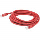 AddOn 148ft RJ-45 (Male) to RJ-45 (Male) Red Cat5e UTP PVC Copper Patch Cable - 148 ft Category 5e Network Cable for Network Device, Computer, Patch Panel, Hub, Switch, Media Converter, Router - First End: 1 x RJ-45 Male Network - Second End: 1 x RJ-45 Ma