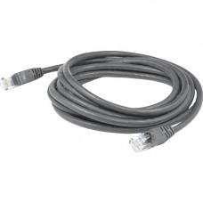 AddOn 100ft RJ-45 (Male) to RJ-45 (Male) Gray Cat6 UTP PVC Copper Patch Cable - 100 ft Category 6 Network Cable for Network Device - First End: 1 x RJ-45 Male Network - Second End: 1 x RJ-45 Male Network - Patch Cable - 24 AWG - Gray - 1 Piece ADD-100FCAT