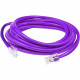 AddOn 10ft RJ-45 (Male) to RJ-45 (Male) Purple Cat5e UTP PVC Copper Patch Cable - 10 ft Category 5e Network Cable for Network Device, Patch Panel, Hub, Switch, Media Converter, Router - First End: 1 x RJ-45 Male Network - Second End: 1 x RJ-45 Male Networ