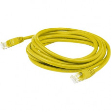 AddOn Cat.5e UTP Patch Network Cable - 50 ft Category 5e Network Cable for Network Device, Patch Panel, Hub, Switch, Media Converter, Router - First End: 1 x RJ-45 Male Network - Second End: 1 x RJ-45 Male Network - 1 Gbit/s - Patch Cable - 24 AWG - Yello