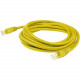 AddOn Cat.6 UTP Patch Network Cable - 12 ft Category 6 Network Cable for Network Device, Hub, Switch, Router, Media Converter, Patch Panel - First End: 1 x RJ-45 Male Network - Second End: 1 x RJ-45 Male Network - Patch Cable - Yellow - 1 ADD-12FCAT6-YW